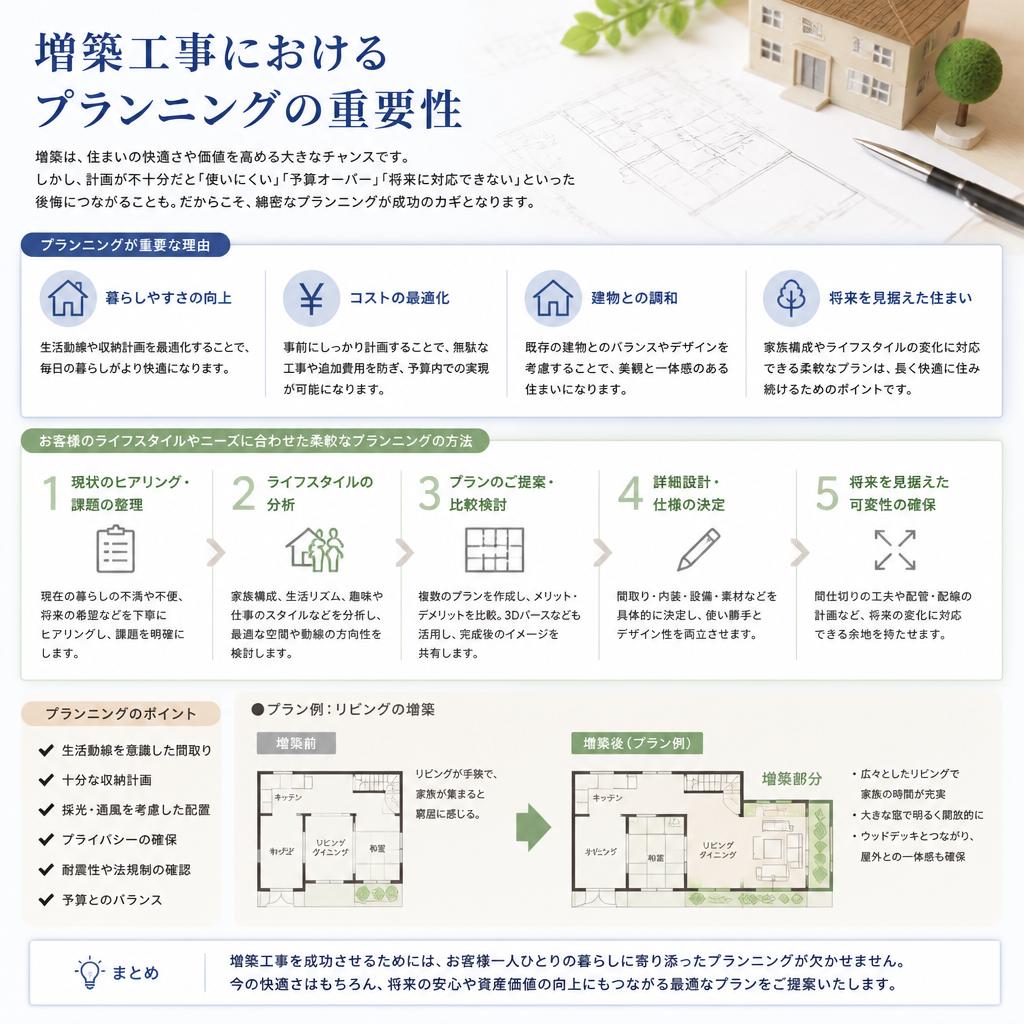 理想の空間を実現するプランニング