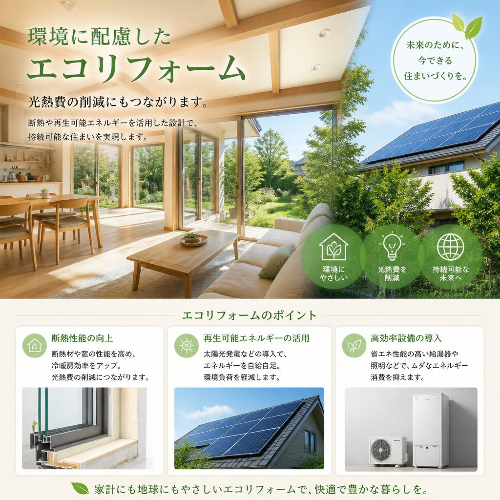 エコリフォームで持続可能な暮らし
